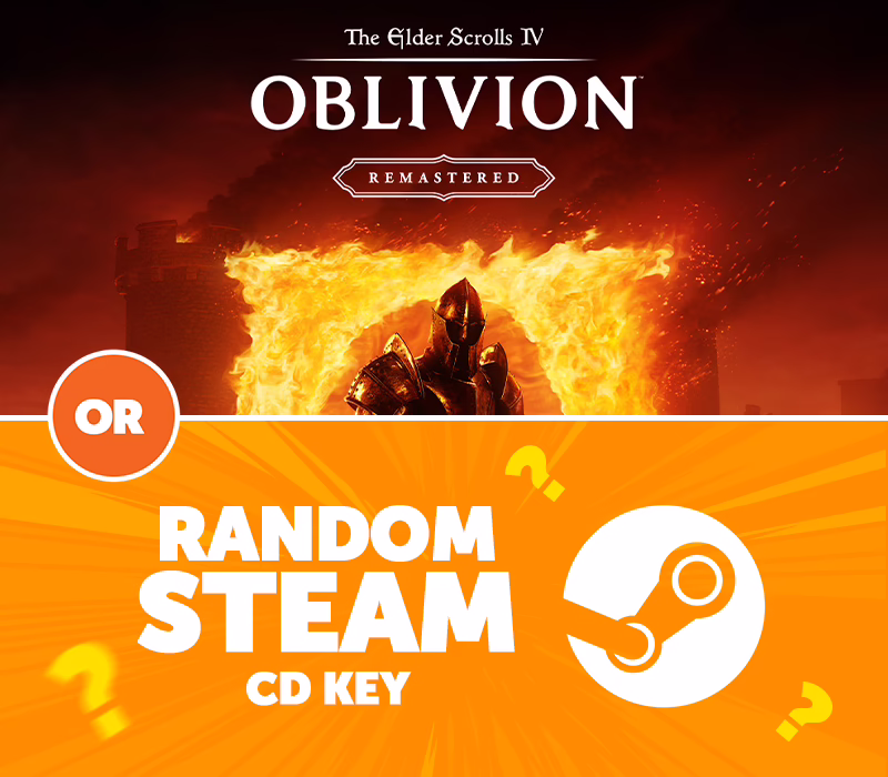 The Elder Scrolls IV: Oblivion Remastered (Steam) Or Random Steam CD Key